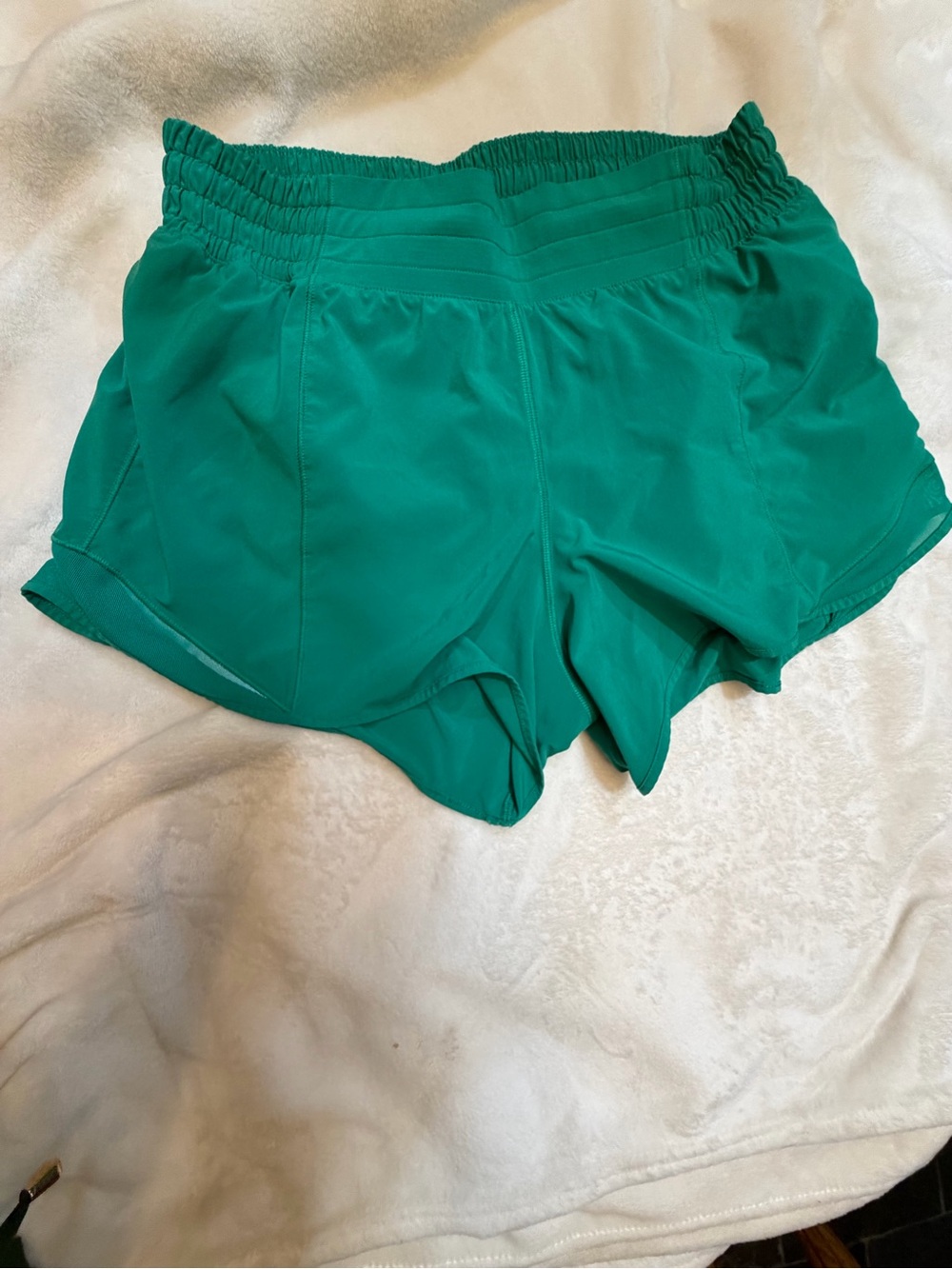 lululemon athletica Teal Green Athletic Running Shorts